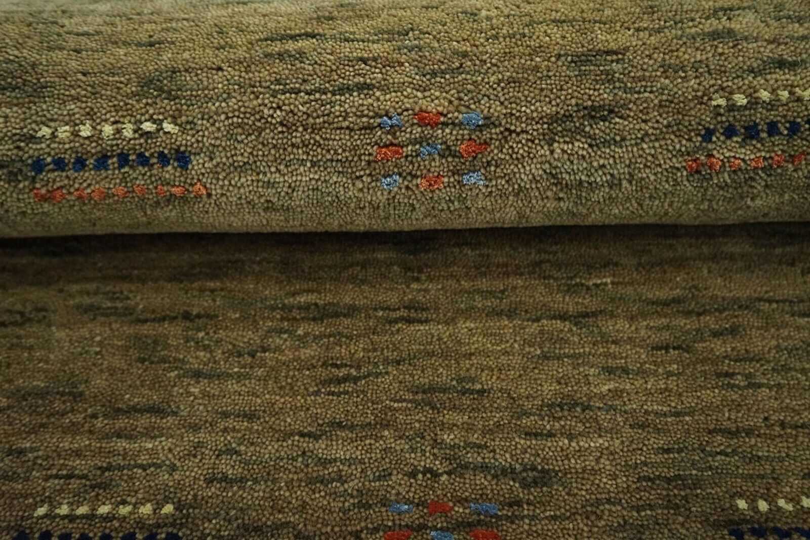 Gabbeh Beige Teppich 100% Wolle Handgewebt 95x160 cm Lori Debbich Lr700