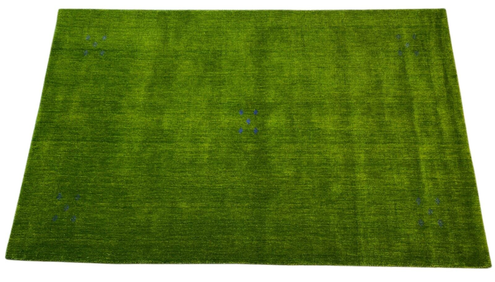 Grün Gabbeh Teppich 120X180 CM Blau 100% Wolle Loom Orientteppich  Debbich