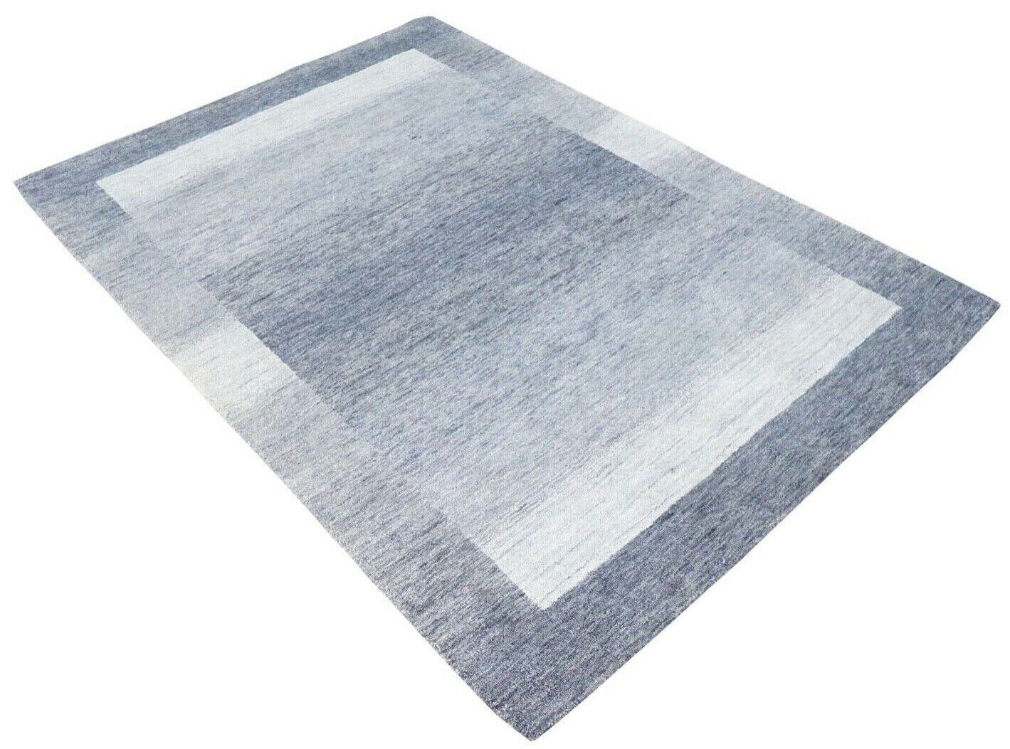 Beige Grau 160X230 cm Teppich 100% Wolle Orientteppich Handgetuftet HT408