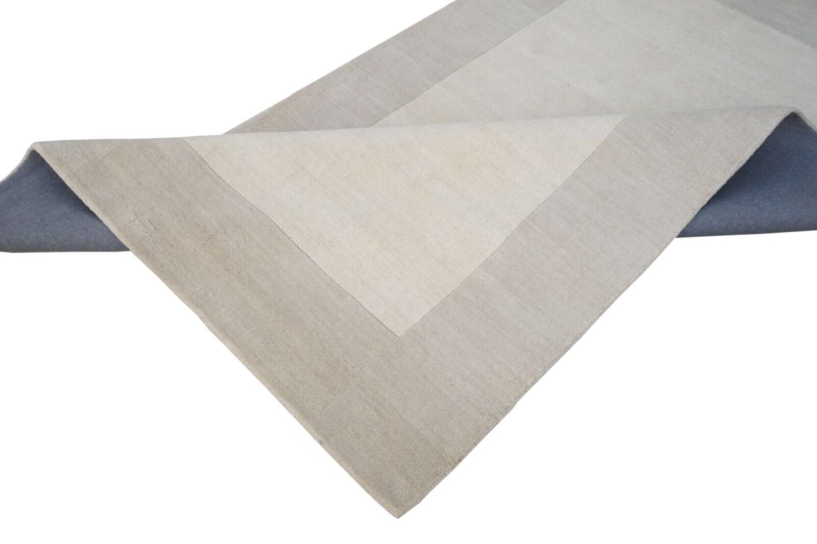 Beige 160X230 cm Teppich 100% Wolle Orientteppich Gabbeh Handgetuftet HT306