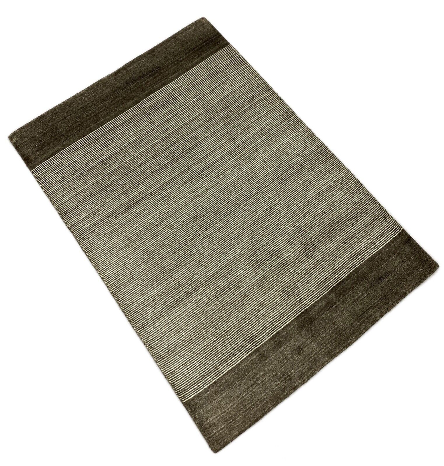 Teppich Gabbeh Braun 100% Wolle lori Handgewebt 120x180 cm S34