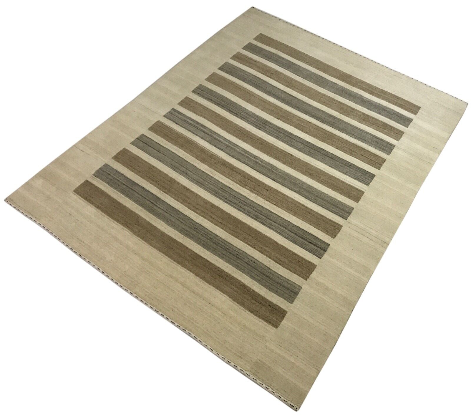 Gabbeh smėlio spalvos kilimas, 100 % vilnonis rytietiškas kilimas, Debbich loom, Lori Buff, 180 x 240 cm 