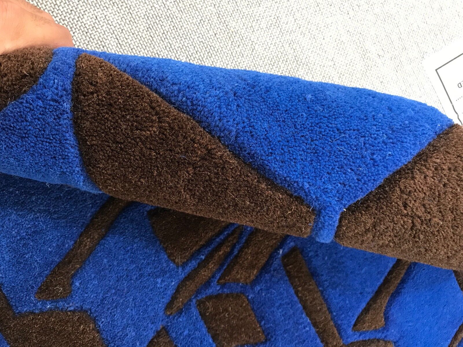 Designer szőnyeg 120x180 cm, kézzel készített, 100% gyapjú, kézzel csomózott, 3D hatású