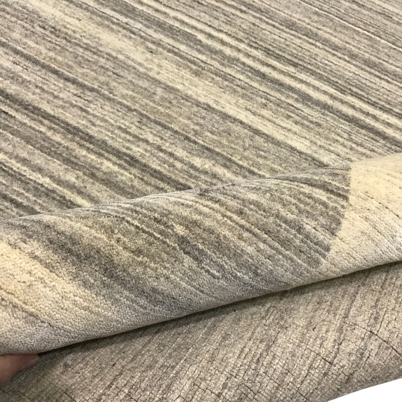 Béžový koberec Gabbeh, 100% vlna, ručně tkaný Lori, Debbich, 118x178 cm