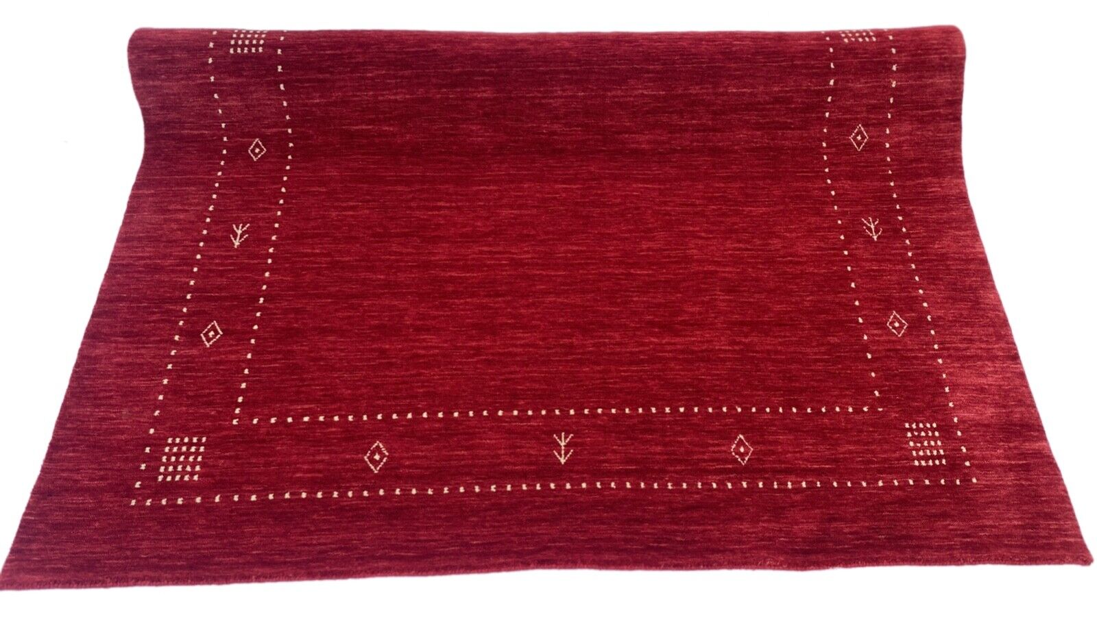 Red Carpet 100% Wool Handmade 170X240 cm Handwoven Gabbeh Orient AC06 