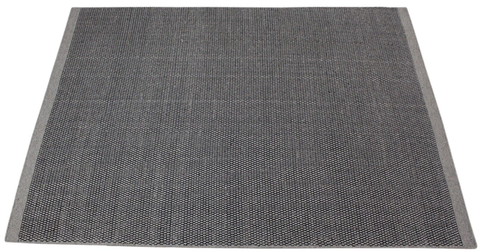 Grau Wohnzimmer 100% wolle Teppich Flachgewebe Bunt 170x240 cm Kilim Handgewebt