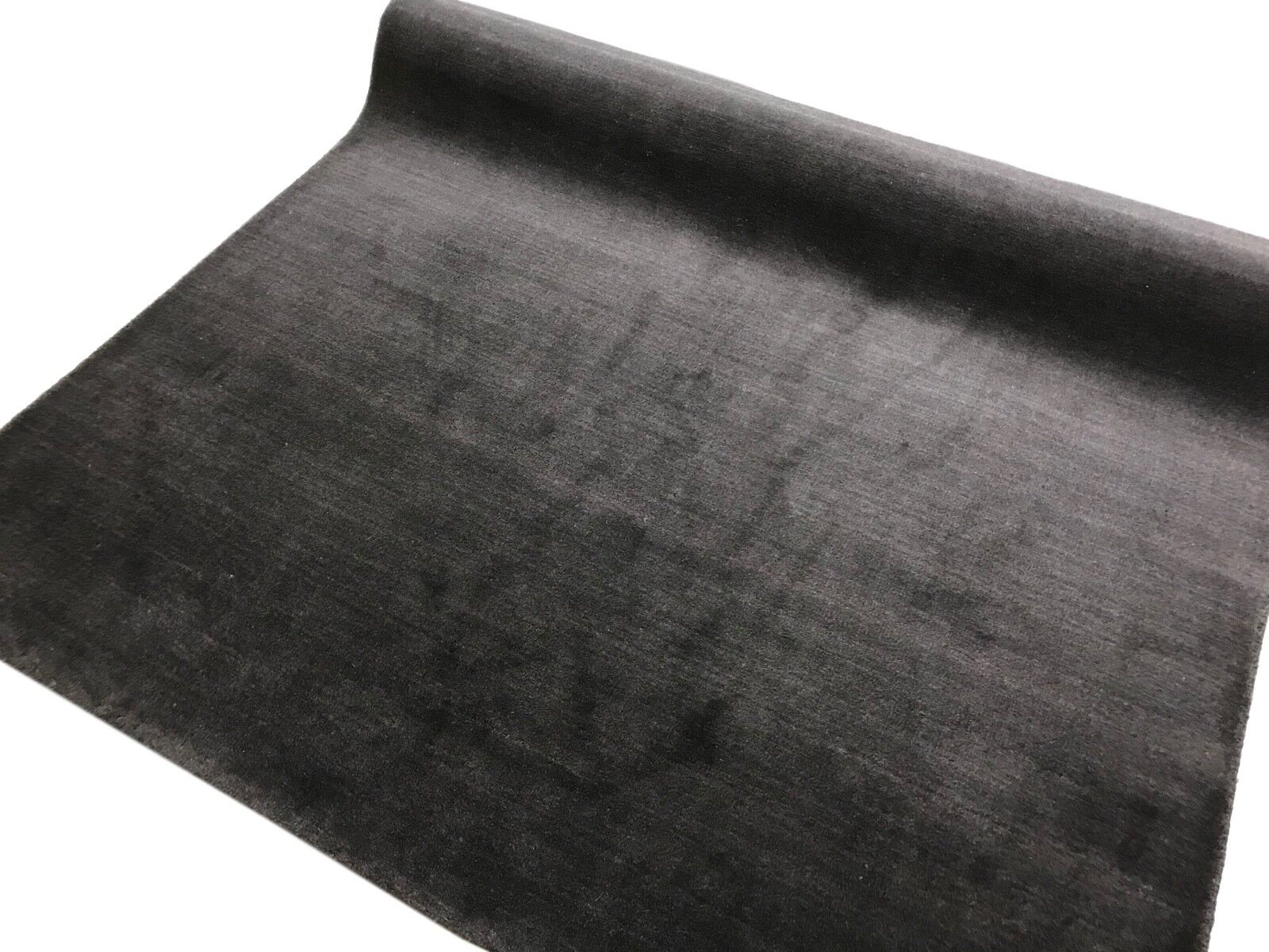 Handloom Gabbeh 167x232 cm Hell Blau Handgewebt Teppich 100% Wolle VKH1