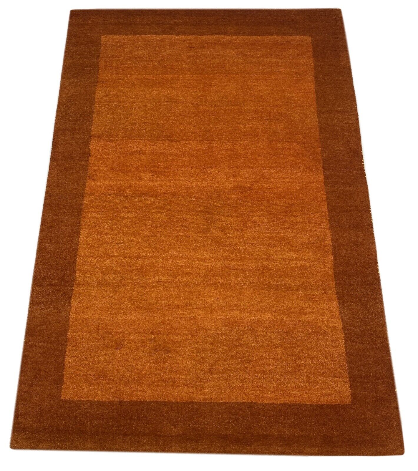 Gabbeh Teppich 100% Wolle Orange Handgeknüpft 168X236 cm WR27