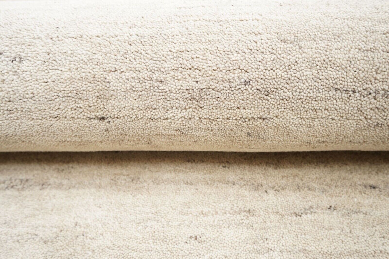 Beige 160X230 cm Teppich 100% Wolle Braun Orientteppich Handgetuftet HT185