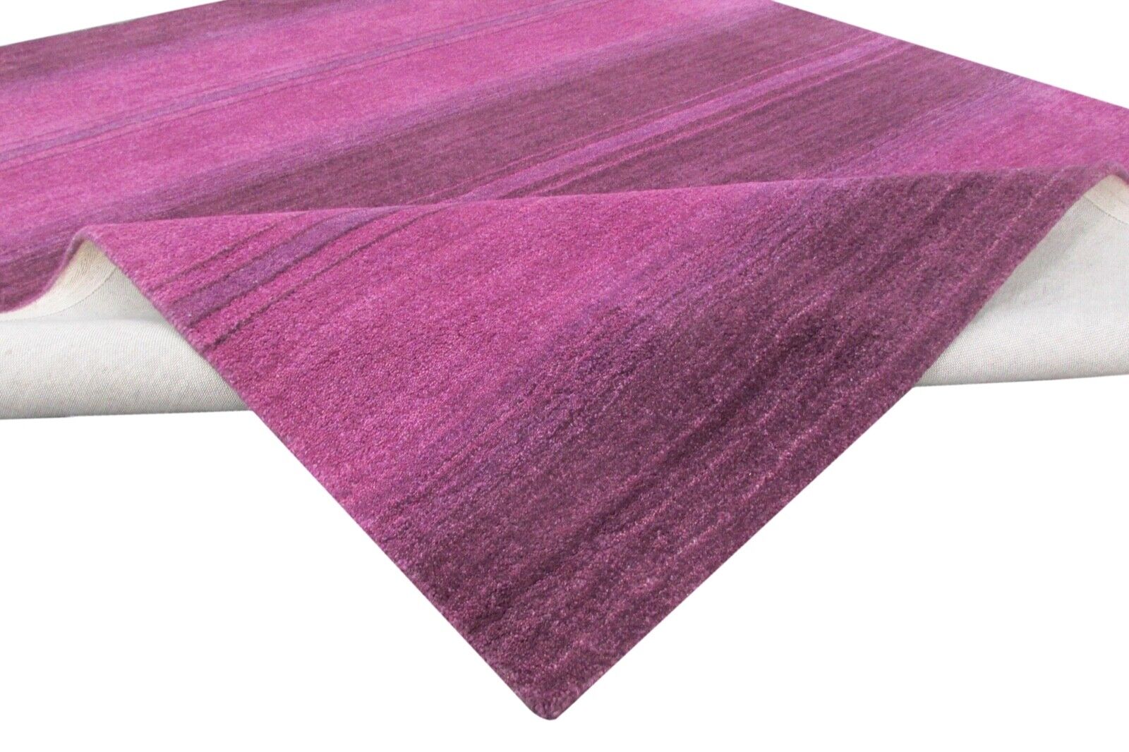 Lila rosa Teppich 200X250 CM 100% Wolle Handarbeit Designer Handgetuftete T893