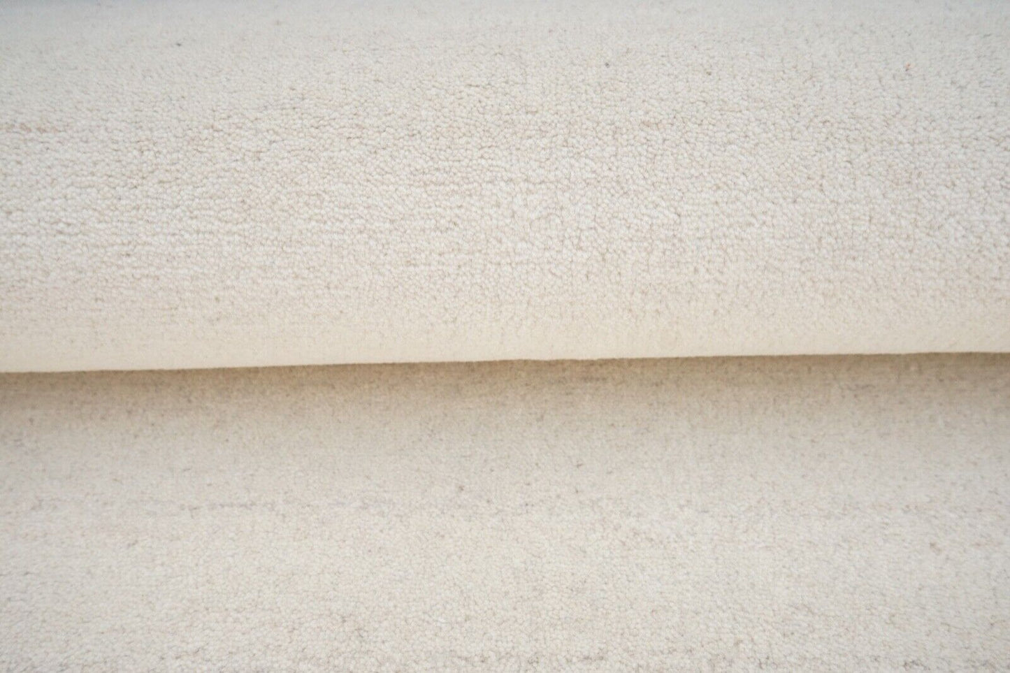 Teppich 100% Wolle Grau Beige 160X230 cm Natürliche Wolle Handgetuftet HT424