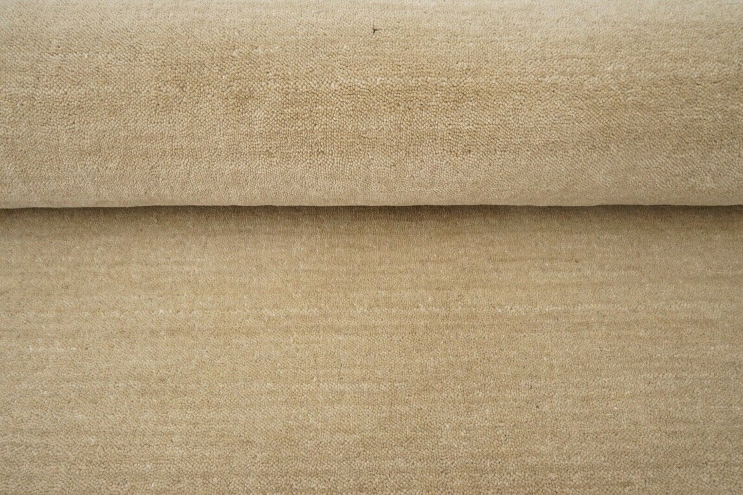 Gabbeh Teppich Beige Braun 100% Wolle 200x300 cm Handgewebt Orientteppich Lr532