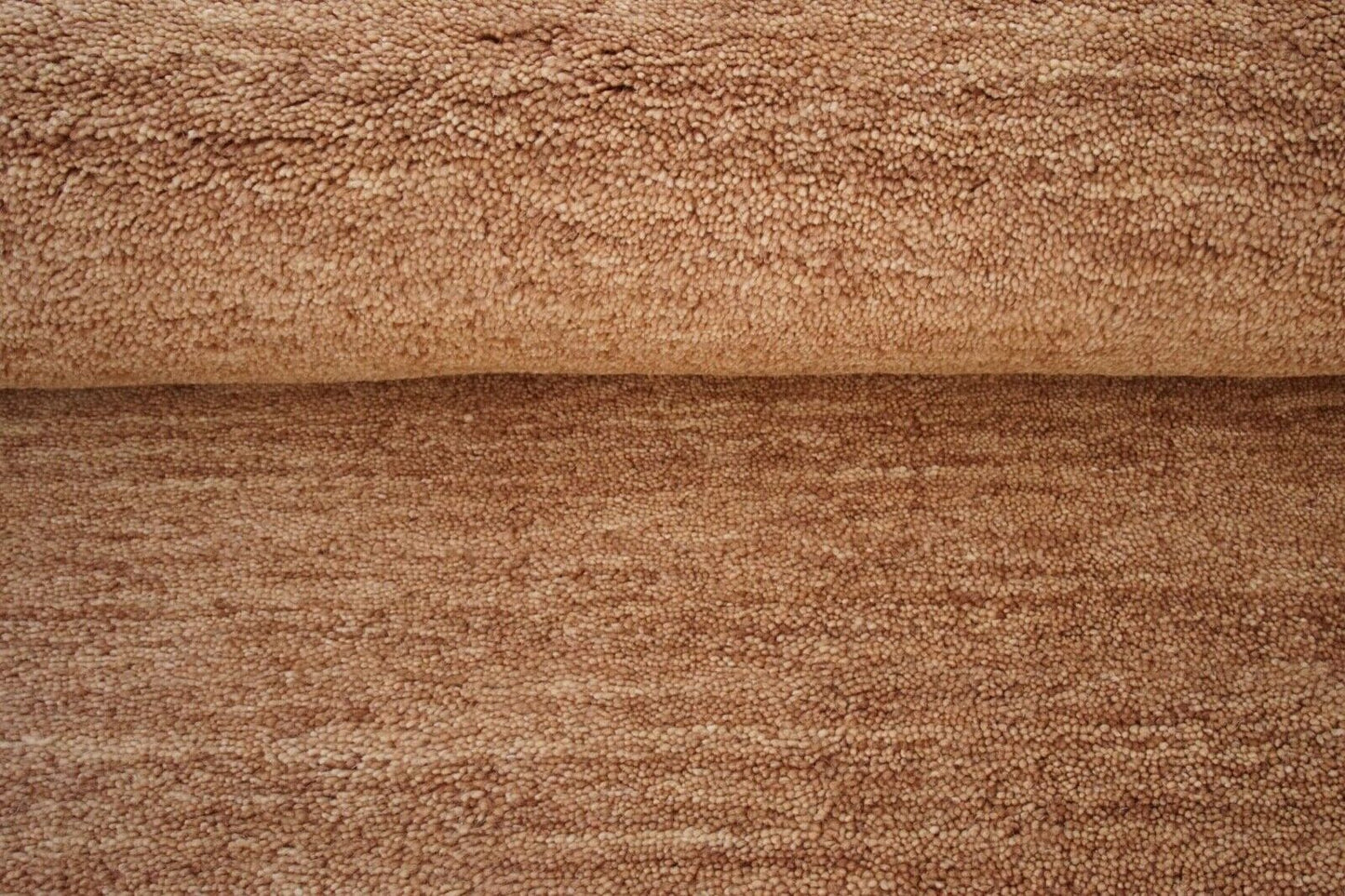 Beige Braun 140X200 cm Teppich 100% Wolle Orientteppich Handgetuftet HT606