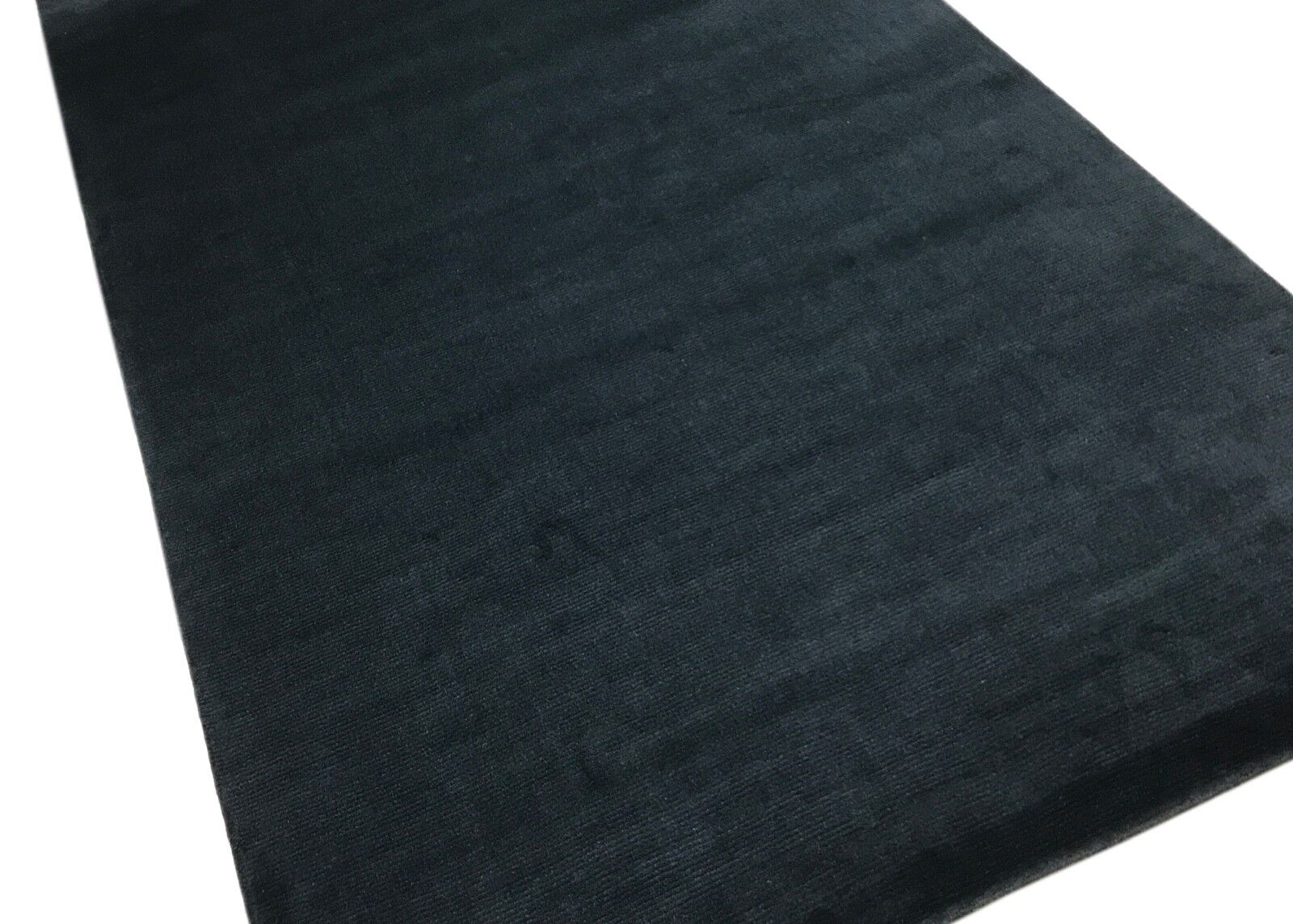 Mørkegråblåt tæppe 100% uld Gabbeh Loom håndlavet 180x260 cm VK12