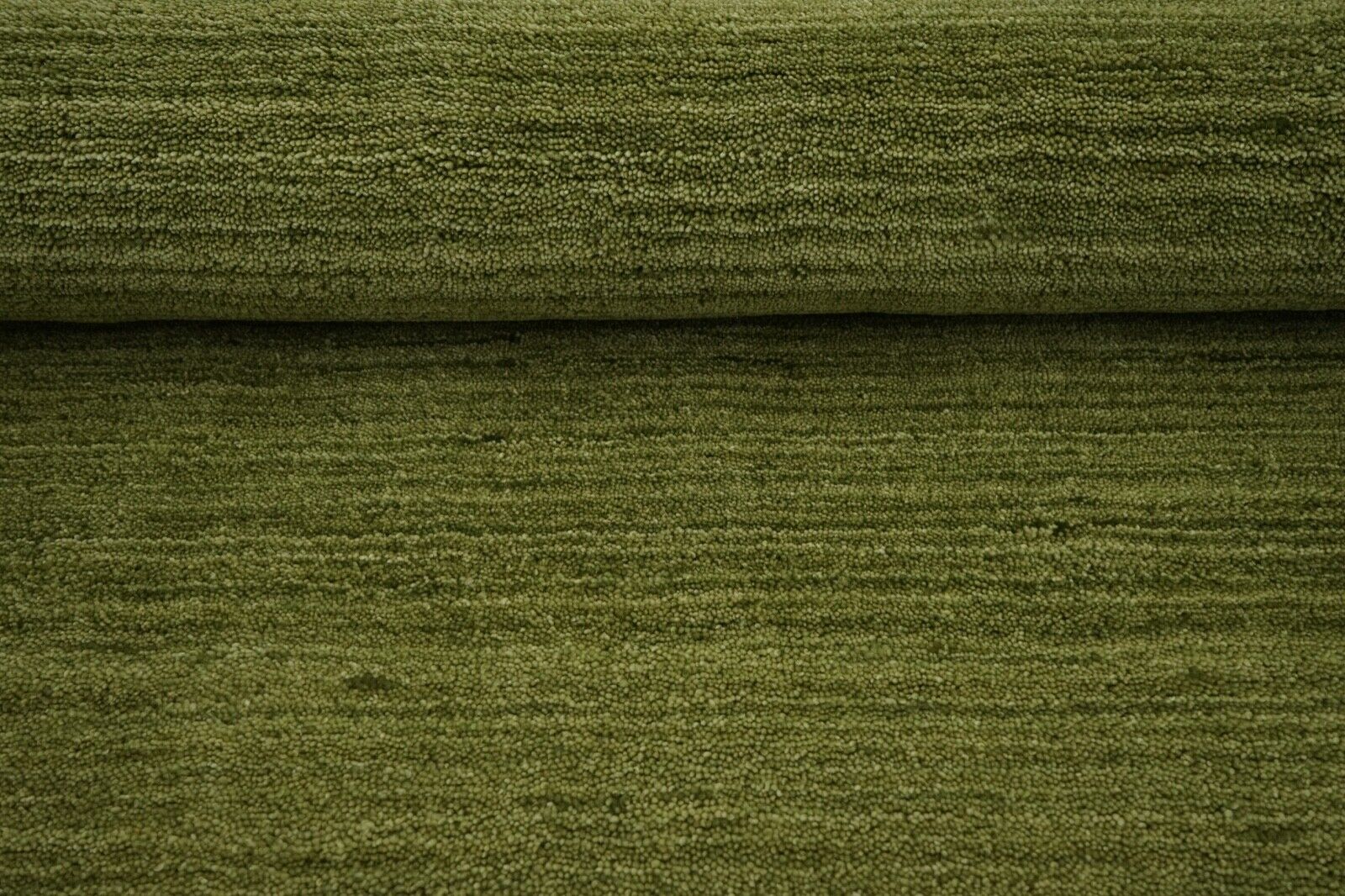 Grün Teppich 160X230 cm Teppich 100% Wolle Orientteppich Handgetuftet HT229