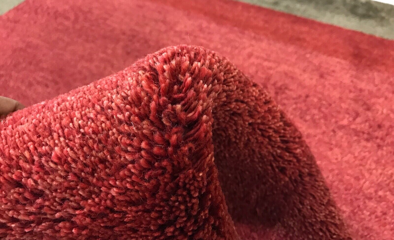 Gabbeh Teppich 120x180 cm Handgeknüpft Braun Rot Orientteppich 100% Wolle R607