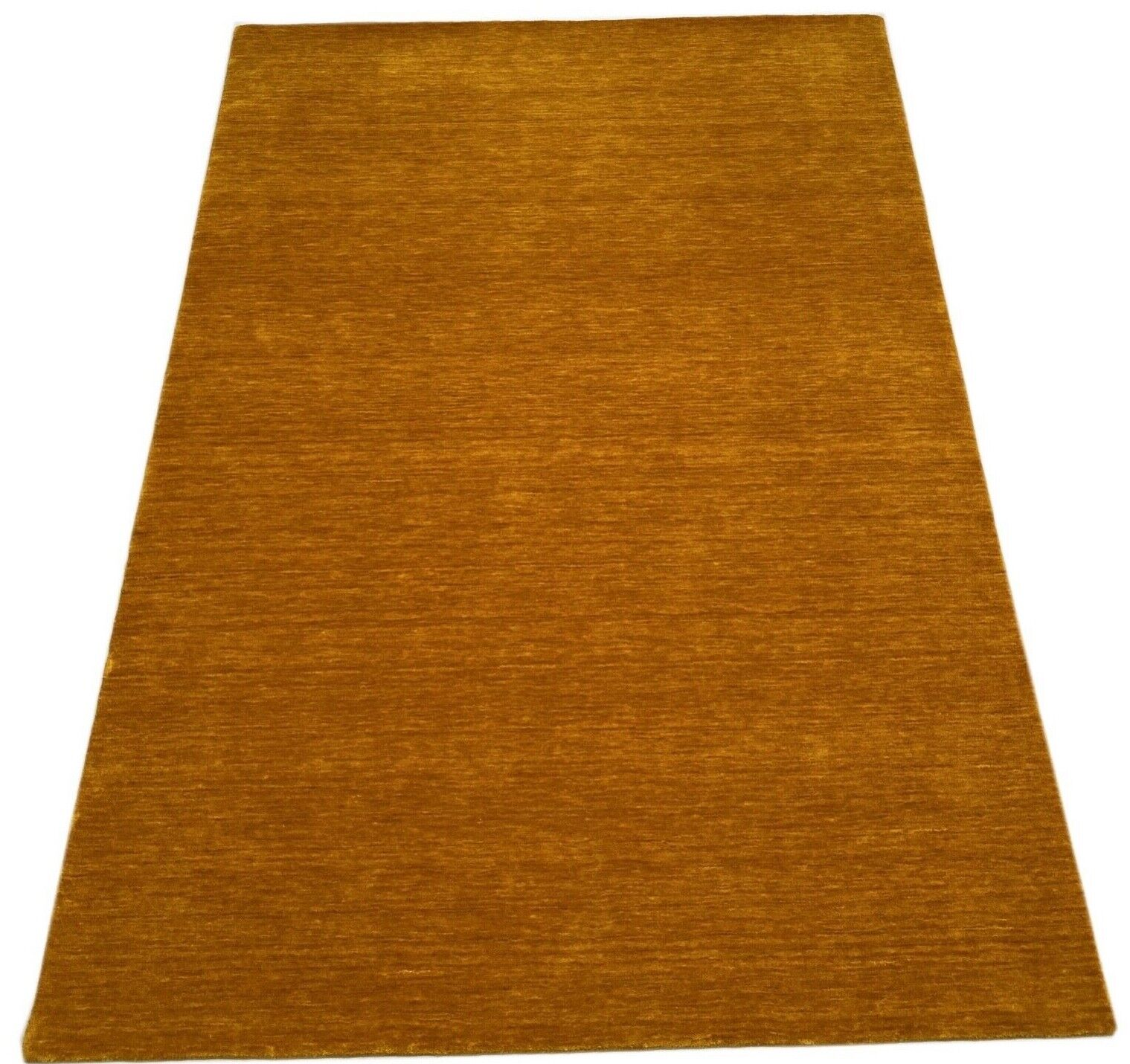 Gabbeh Gold Teppich 170x240 cm Handgewebt 100% Wolle Lori Buff Debbich WR138