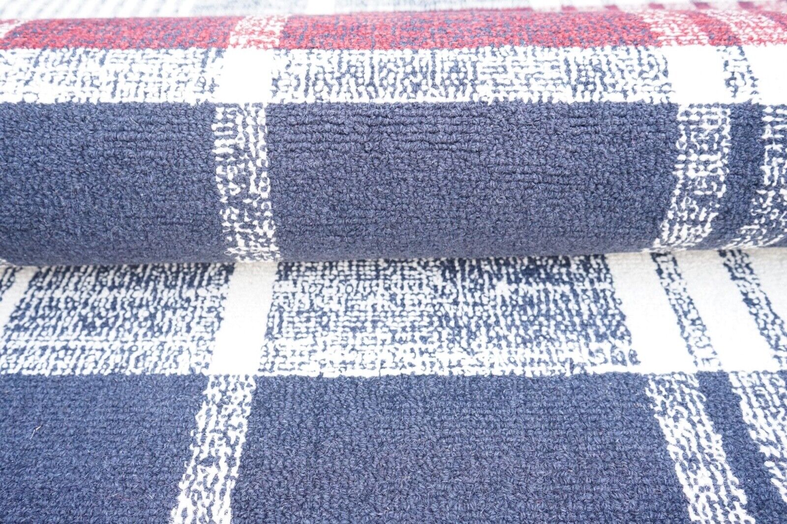 Rug 100% Wool Red Blue Beige 160X230 cm Oriental Rug Hand-Tufted HT357