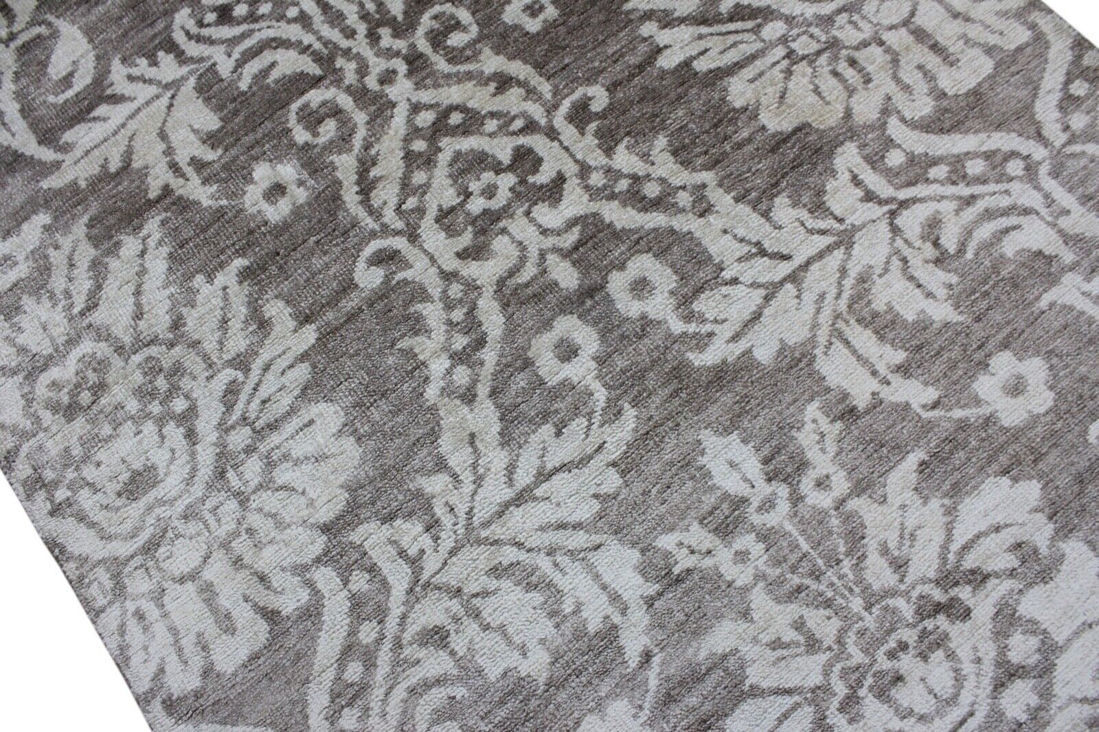 Seide Handgeknüpft Teppich 120X180 cm Hell Braun Seidenteppich Silk 2124