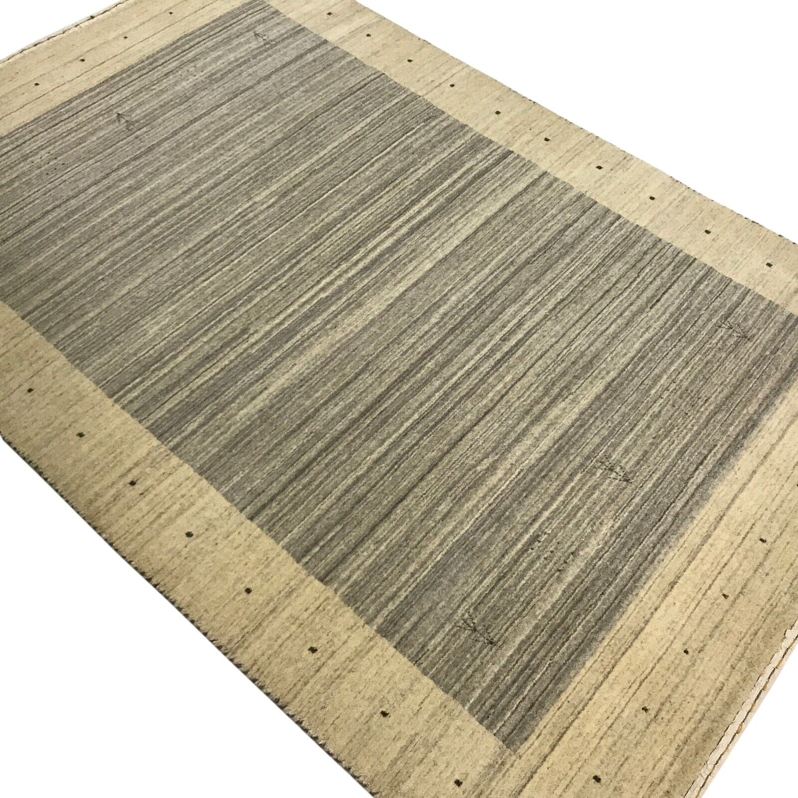 Béžový koberec Gabbeh, 100% vlna, ručně tkaný Lori, Debbich, 118x178 cm