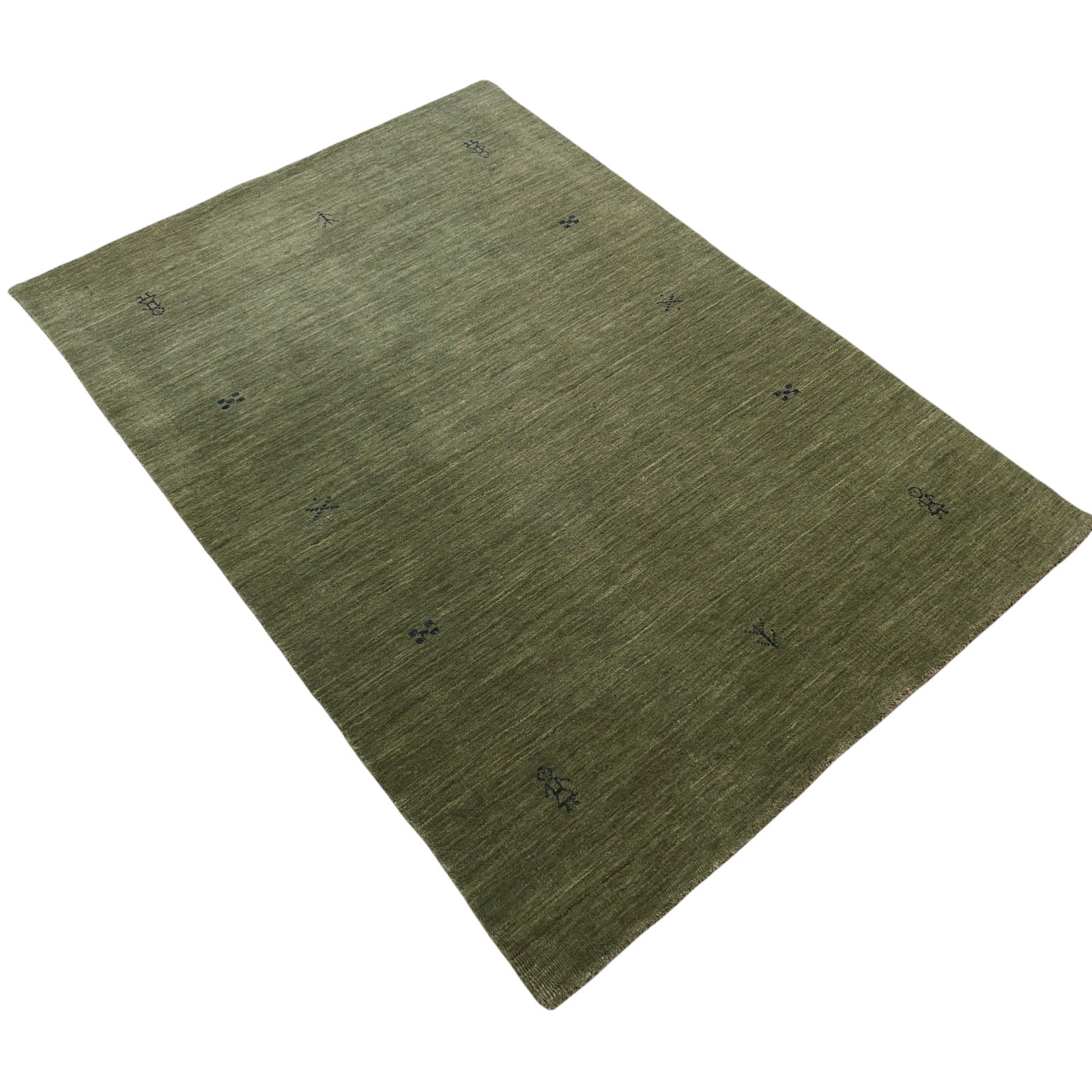 Orientteppich Gabbeh 120X180 CM Grau 100% Wolle Loom Teppich Debbich