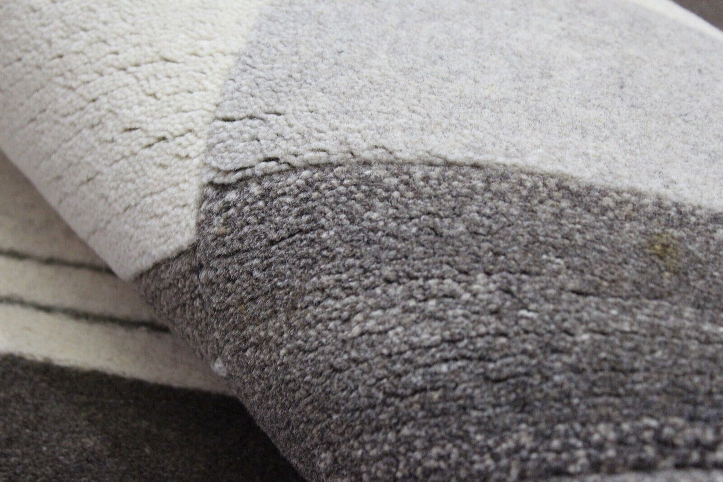 Indo Nepal Teppich Handgeknüpft Grau Beige Braun 120X180 cm Wolle Orientteppich