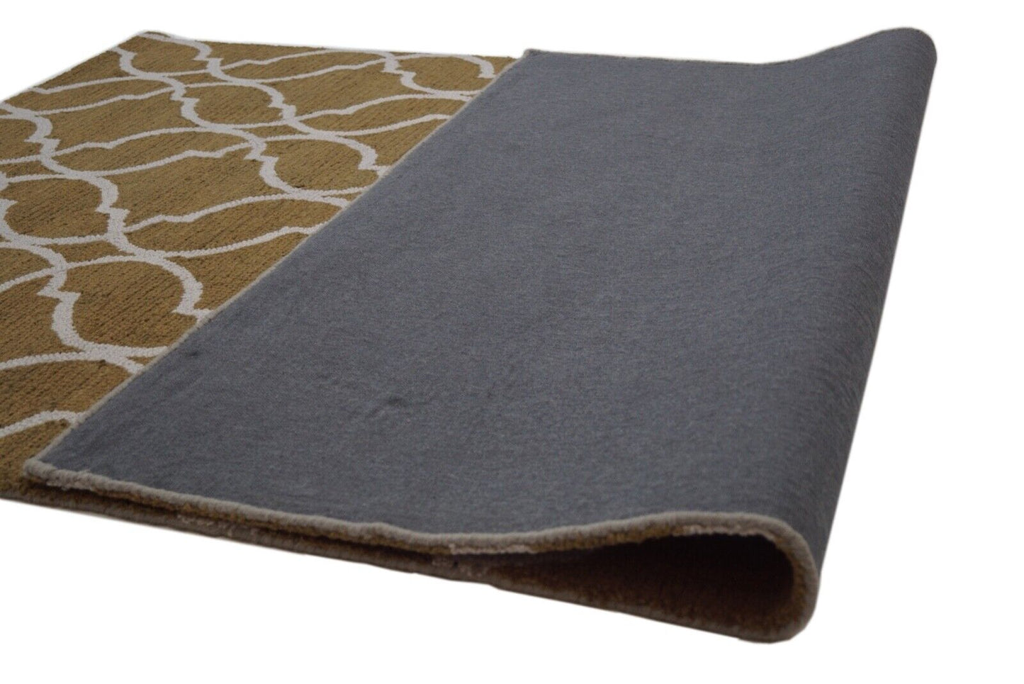 Teppich 100% Wolle Beige Orientteppich Handarbeit Designer 150X240 CM 926