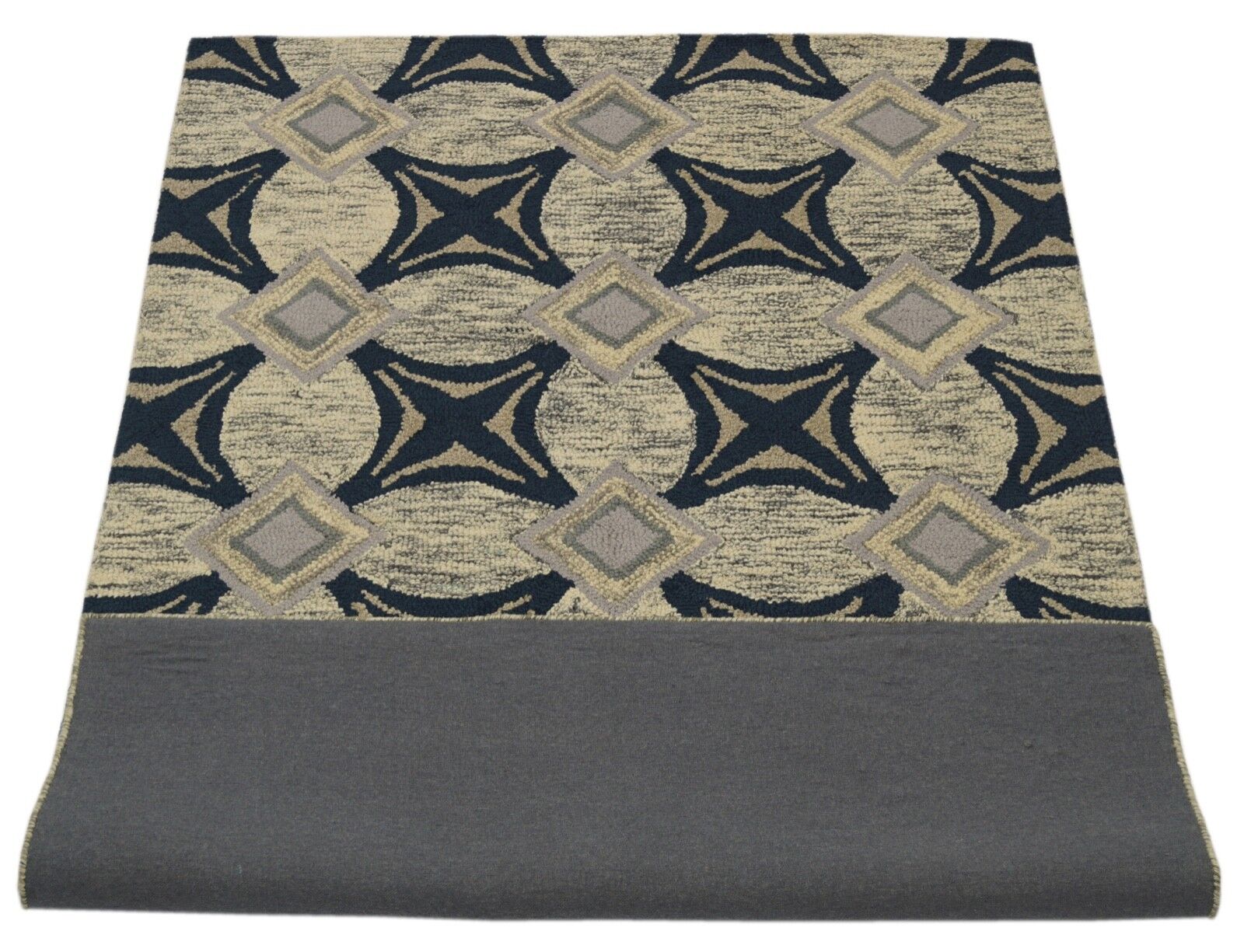 デザイナーラグ 150x240 cm、ハンドメイド、100%ウール、オリエンタル、ハンドタフティング、ループ MH876