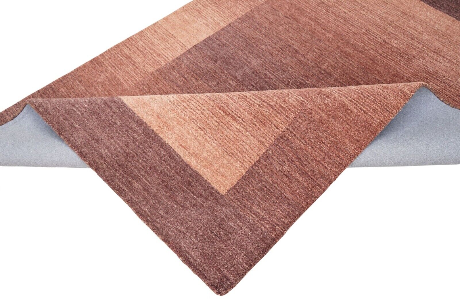 Tappeto marrone beige 160x230 cm 100% lana tappeto orientale annodato a mano HT219