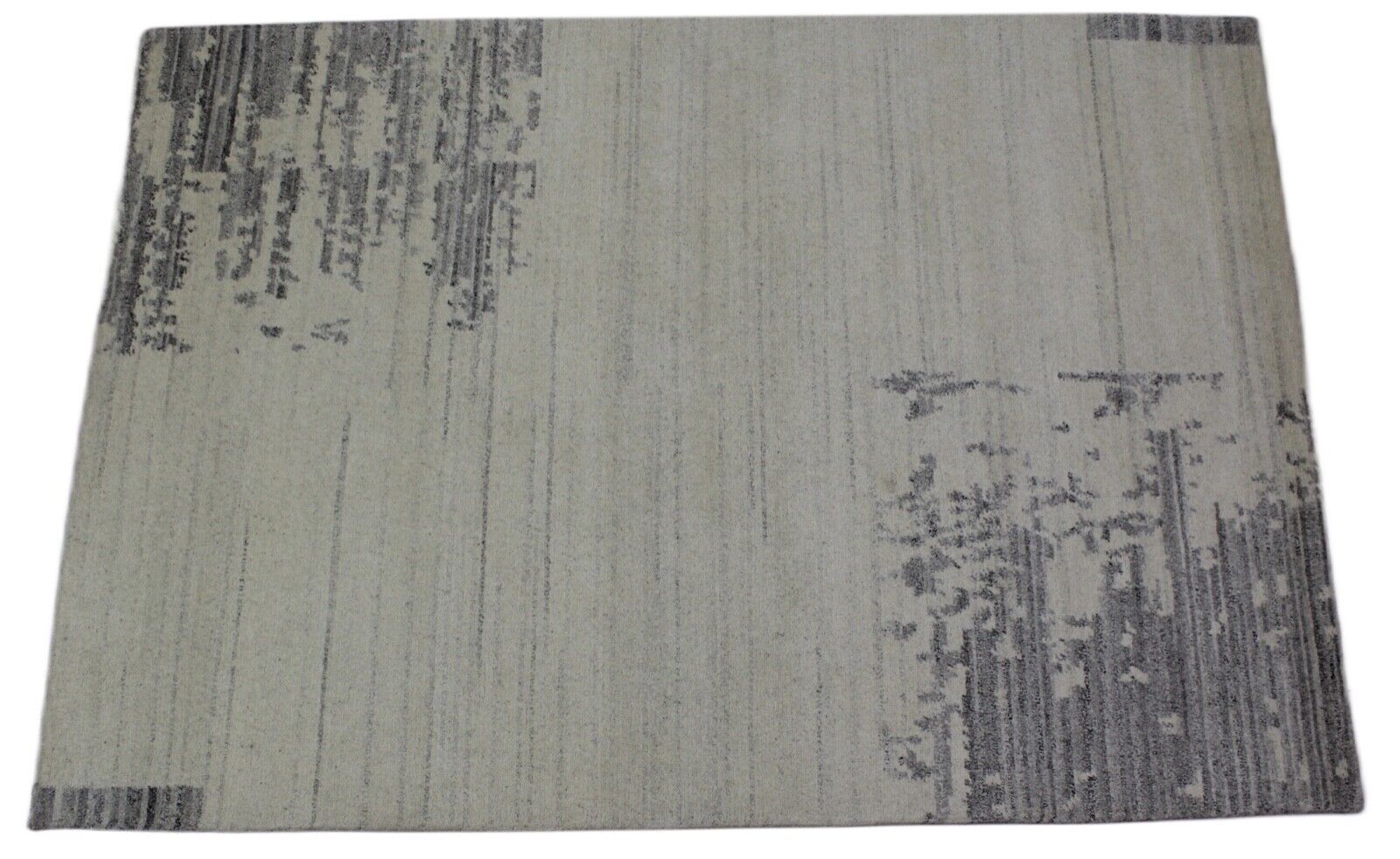 Keleti szőnyeg Nepál szőnyeg kézzel csomózott bézs szürke 100% gyapjú 162x230 cm N-36