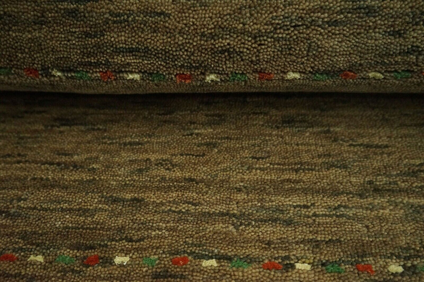 Gabbeh Beige Teppich 100% Wolle Handgewebt  90x160 cm Lori Debbich Lr709