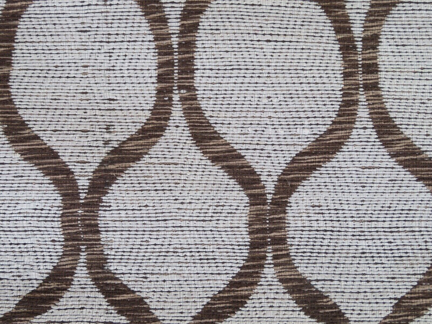 Jacquard Silber Teppich Flachgewebe Baumwolle Viskose 150x240 cm JST14
