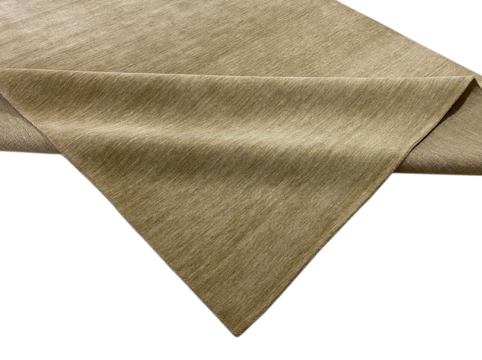 Gabbeh Beige Teppich 100% Wolle Handgewebt Loom Lori Debbich 240x295 cm