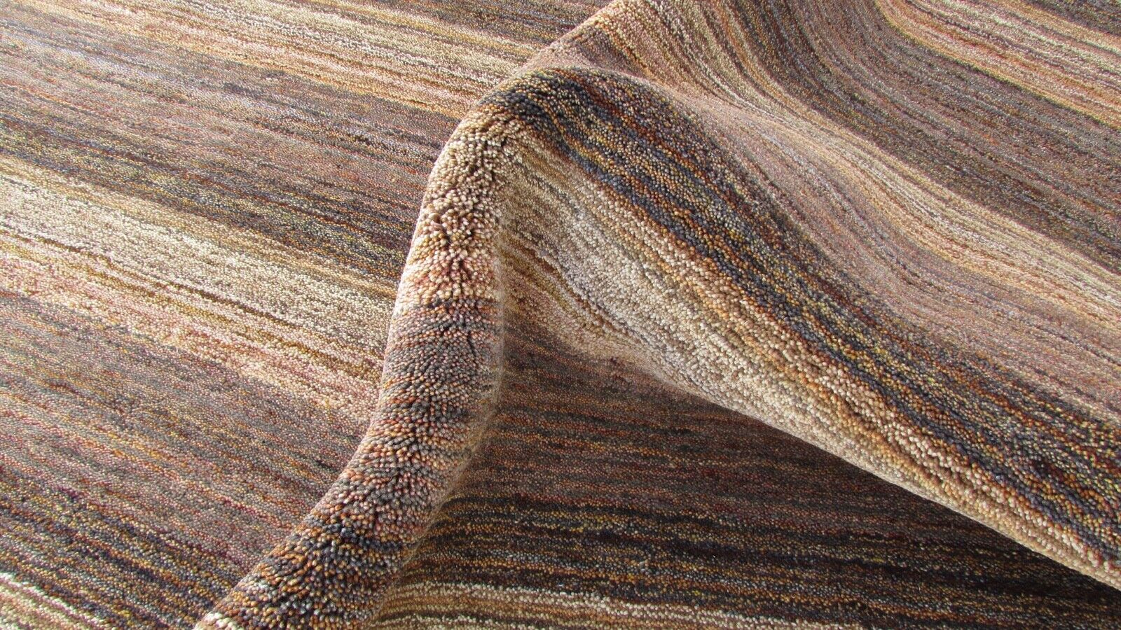 Gabbeh tepih Smeđi 100% vuneni orijentalni tepih ručno izrađen 167x238 cm HL173