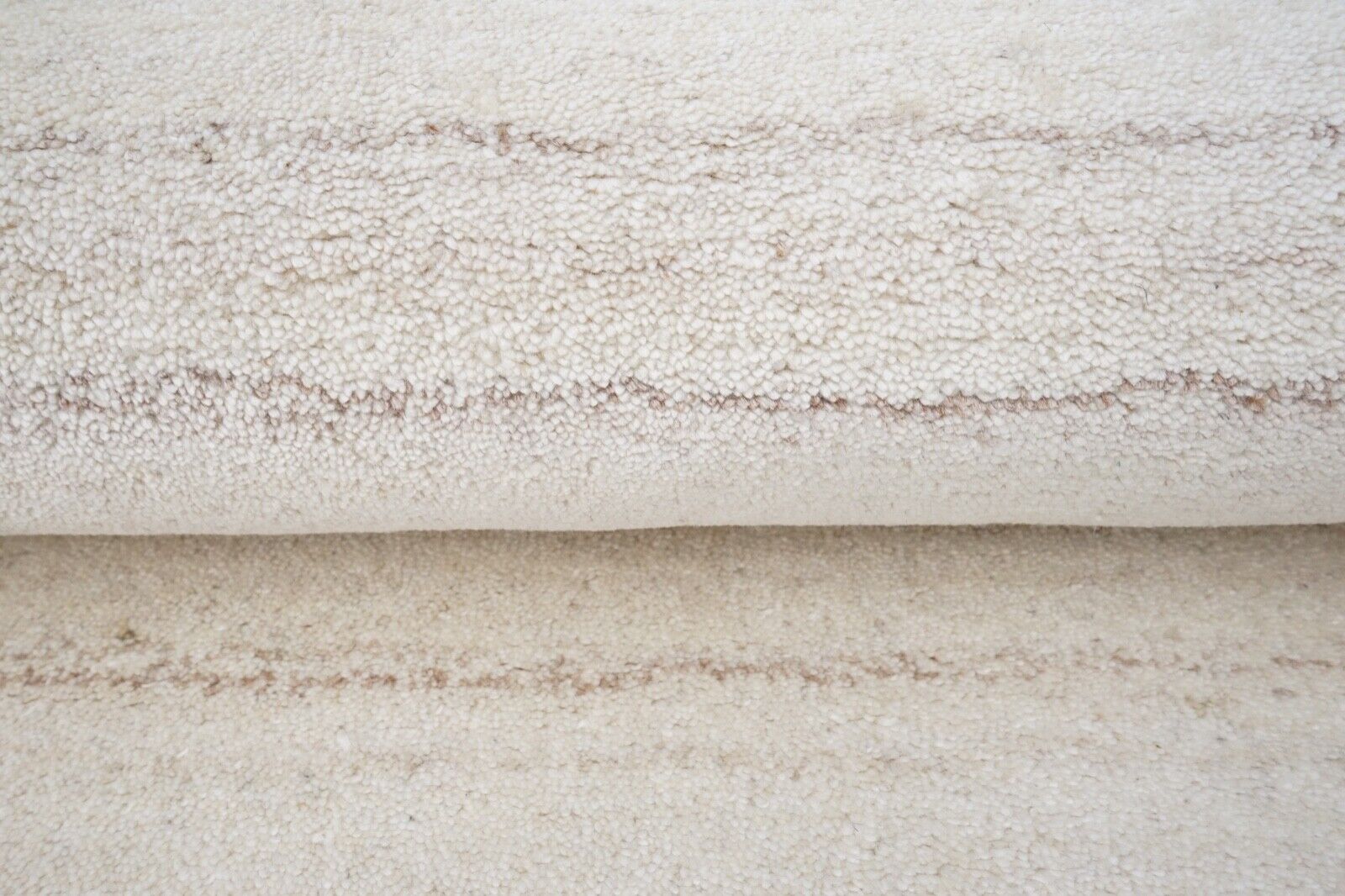 100% Wolle Beige Teppich 160X230 cm Orientteppich Handgetuftet HT323u